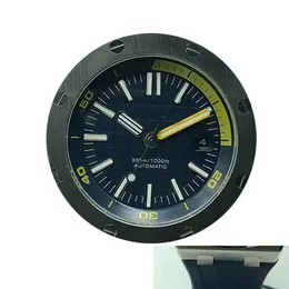 Montre de Luxe Mens Automatyczny ruch mechaniki czarny zegarek 42 mm pełny szafir ze stali nierdzewnej Super Luminous 5atm Wodoodporne zegarek