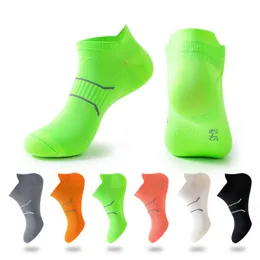 Skarpetki sportowe Summer Running Men Professional Sport Sport Marathon Basketball Cycling piłka nożna Grip Sock Quickdry 230413