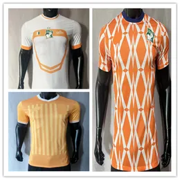 2023 Costa do Marfim Futebol Exclusividade Clássico Futebol Jerseys Treinamento Jersey Pepe Zaha Kwame Home Away Player Versão Curto Homens Futball Camisa 23 24