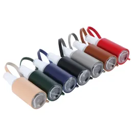 All-Match Hand Sanitizer Holder With Bottle Pu Leather Cover Tassel Keychain Portable Desinfectant Case Tomma flaskor Hållare Keychains