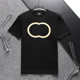 Erkek Tişörtler Lüks Marka Erkekler Tees Erkek ve Kadın Dili Top Gülümseyen Yüz Mektubu Baskı Gündelik Moda Markası Yuvarlak Boyun Gevşek Kısa Kollu T-Shirt
