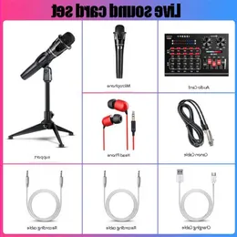 Freeshipping R8 Schede audio live set Anchor Attrezzatura per cellulare Phone Mobile Microfono Modifica microfono Karaoke Artifa Uqkqk