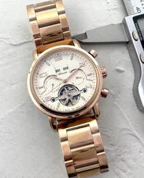 2023 Fashion PP Watch Men Pateks Philippes Watch Skeleton Tourbillon Hand-winding Mechanical Automatic Watch Classic Natural Leather Watches Gentleman Business