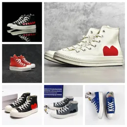 Tasarımcı Sneakers Tuval Ayakkabı Erkekler Platformu Con Tüm Ayakkabı Gözleri Hearts 1970 1970'ler Big Bej Bej