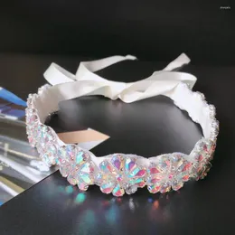 Hair Clips Handmade Crystal Wedding Bridal Tiara Headband Headpieces Ribon Hairbands Accessories Bandeau Cheveux