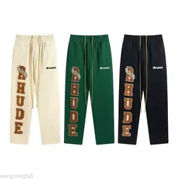 2emq Heren Rhude Cargo Designer voor mannen en vrouwen Casual joggingbroek Fitness Workout-broek Nieuwe stijl S-xl