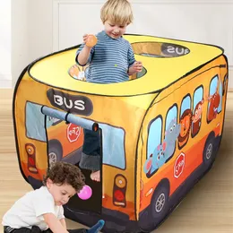 Toy Tents Kid Foldable Play Tent Indoor Outdoor House Toys Garden Car Themed Ocean Ball Pool Girl Boy Gift Game 231113