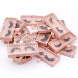 3D Mink Eyelashes Fluffy Soft False Eyelash Dramaic Thick Curly Cross Fake Eye Lashes Extension Makeup Tool Sixdian Cruelty LL