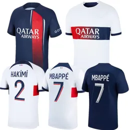 2023 24 Koszulki piłkarskie Maillot de Foot Mbappe Hakimi Lee Kang w Ramos Football Shirt 23/24 Asensio Hommes Enfants Kit Fourth Kimpembe Ugarte Hernandez