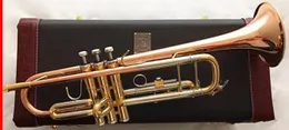 American Stradivarius trumpetinstrument LR-197GS B Flat fosforbrons trumpet Nybörjare Gradering Professionell gratis frakt