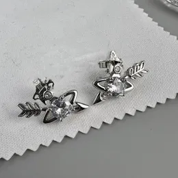 Projektant mody marki kolczyki stadninowe luksusowe planeta biżuteria saturn earing metal perłowy kolczyk cjewaler kobieta Orecchini 77rtil