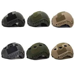 Capacetes de esqui capacete militar crianças rápido airsoft mh tático ao ar livre painball cs swat jogo de guerra equitação proteger equipamentos 231113