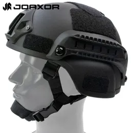 Caschi tattici Joaxor Airsoft Paintball Mich 2000 Casco con binario laterale NVG Monte 231113