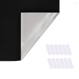 Cortinas cortinas cortinas de fácil instalação de instalação cegada isolada de tamanho livre ajustável bloqueio de luz para sala de estar no banheiro