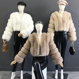Kvinnors jackor 2023 stil kvinnor päls kappa riktig jacka naturliga korta kläder full längd ärmkvinna 231114