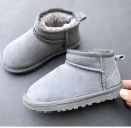 Uggsity 2024 Yeni Botlar Çocuklar Avustralya Snow Boot Tasarımcı Çocuk Ayakkabı Kış Klasik Ultra Mini Botton Bebek Erkek Kızlar ayak bileği patik Kid Fur GH233