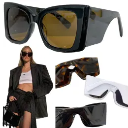 S1112 r moda óculos de sol marca senhoras mulheres preto grande perna férias praia resort óculos casuais sem óculos nariz resto sl m119 com caso