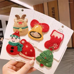 Hair Accessories Broken Hairpins Not Easily Damaged Durable Headgear Christmas Decorations Knitted Hairpin Easy To Carry Cozy Princess
