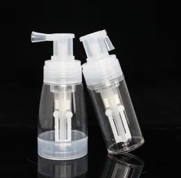 110ml 180ml Toz Püskürtme Şişesi Boş şeffaf Pet Kozmetik Şişe Salon için Nozul ile Ev Güzelliği