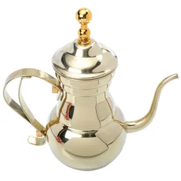 Coffee Pots Kettle Tea Pot Water Teapot Stainless Pour Gooseneck Steel Over Drink Pitcher Cold Arabic Spout Stovetop Turkish Lemonade 230414