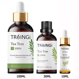 Fragrance Pure Natural Therapeutic Grade Essential Oils Tea Tree Rose Jasmine Mint Vanilla Eucalyptus for Skin Care Massage Diffuser Oil 231113