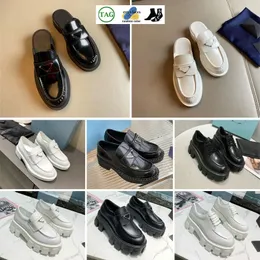 Sonbahar Lüks Tasarımcı Sıradan Ayakkabı Kadın Loafer Ayakkabı Çikolata Fırçalı Deri Loafers Düz Marka Spor ayakkabıları Siyah Patent Kauçuk Platform Düşük Kesim