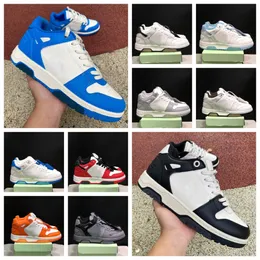 Men Out Of Office Sneakers Outdoor Hiking Shoes Casual Shoes Low Top Offs Basketball Shoes White Orange Fuchsia Celadon Women Designer Light Blue Sneaker Trainers