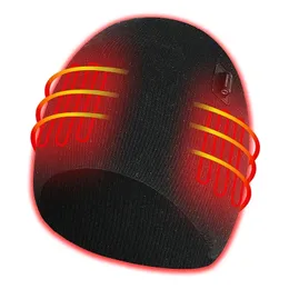 Beanieskull Caps冬の電気暖房帽子男性女性USB暖房キャップ