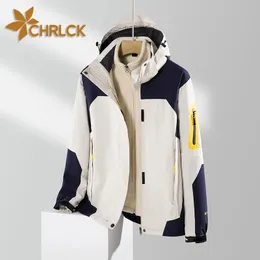 Andere Sportartikel CHRLCK Herren Wasserdichte Drei-in-Eins-Wander-Fleecejacke Damen Winddichte Windjacke Winter Camping Trekking Mäntel 231114