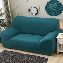 Pokrywa krzesła 2023 Zima prosta kolorowy kolor wodoodporny, oddychający dzianina gruba sofa