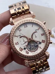 Moda pp zegarek mężczyzn Pedks Philippes zegarek szkielet turbillon ręcznie wiązanie mechanicznego automatycznego zegarek klasyczne zegarki naturalne dżentelmen biznes pp45