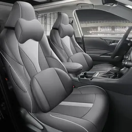 Fundas de asiento de coche de cobertura completa para Toyota CHR, cojín de asiento de cuero Artificial impermeable, accesorios de coche, estilo de moda