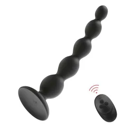 10 hızlı anal vibratör erkek prostata masajı boncuklar pop tapaları g nokta yapay penis titreşim seks oyuncakları erkekler için eşcinsel kadınlar usb şarjı 231010