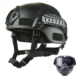 Tactical Helmets FAST Sports Safety Paintball Helmet Airsoft Outdoor CS SWAT Riding Protect Equipment ABS Bicycle Motorcycle Helm 231113