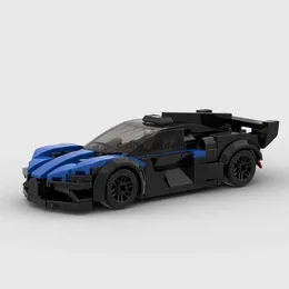 Fordonsleksaker 176 st Bolide MOC Speed ​​Champions Byggnadsblock City Sports Racing Vehicle Diy Bricks Toys Christmas Giftl231114