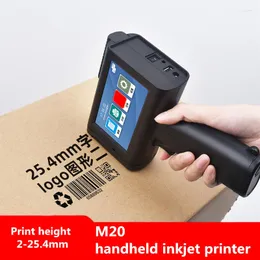 Portable 4.3 Inch Touch Screen Height 2-25.4 Mm 600dpi Handheld Inkjet Printer Suitable For Plastic/steel/carton/wood/glass