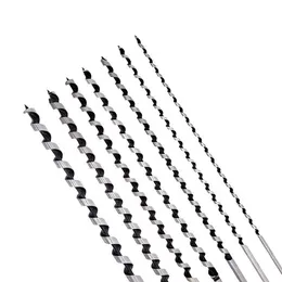 Freeshipping 7pcs Set 460mm Kalite Yüksek Karbonlu Çelik Keskin Twist Matkap Bitlik Elektrik Matkap Ahşap İşleme Araçları için 6/8/10/1 OXLVL