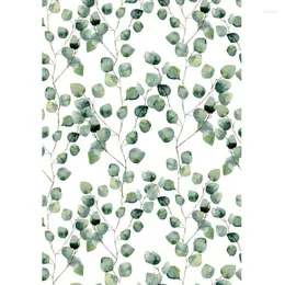 Wallpapers Small Round Leaves Home Decor Self Adhesive Wallpaper Furniture Wall Makeover Decoration Sticker Living Room Bedroom Study