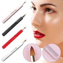 Pinceaux de maquillage à lèvres simples, rouge à lèvres Portable rétractable, Double tête, outils de taches, Mini correcteur de beauté V1D4