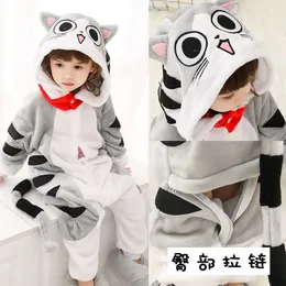 Pajamas Kigurumi Cat Onesie Kids Unicorn Pajamas للأطفال