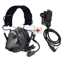 Andra sportartiklar Earmor Militär Tactical Headset M32 MOD3 PTT Adapter En uppsättning för att skjuta brus från att avbryta hörlurar Flygkommunikation 231113