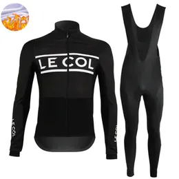 Cycling Jersey Sets Le Winter Jacket Thermal Fleece Mens Clothing Mountain Outdoor Triathlon Bicycle Clothes Ropa Ciclismo Hombr 2024 231114