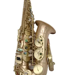 Japão saxofone alto A-WO10 modelo de estrutura um a um ouro cobre eb tune sax alto instrumentos de sopro com caixa bocal