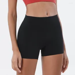 Shorts ativos fitness yoga corrida ciclismo esportes anti-bobina senhoras leggings secagem rápida respirável cintura alta