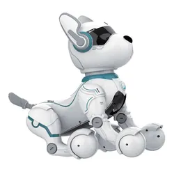 フリーシップリモートコントロールスマートスタントロボット犬初期教育スマートダンスロボットドッグおもちゃを模倣する動物ミニペットドッグロボットおもちゃXeinn