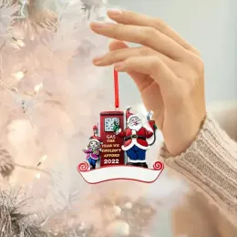 UPS Nowy przylot Święty Mikołaj Claus Choinka Wiselant Odręczny nazwa żywicy świąteczne ozdoby świąteczne