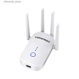 Routery WIFI Extender 1200 Mbps Wireless WI FI Repeater Podwójny pasek 2.4 5GHz W ifi router Big Range Booster 4 amplifikator Wi-Fi Q231114