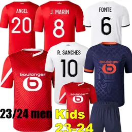 Losc Lille 2023 2024 Soccer Jerseys Cabella Fourth Yazici Umititi 23 24 Lille Olympique Haraldsson Zhegrova Adult Kids Kids Shirt