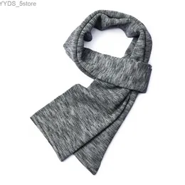 Scarves BISON DENIM Cashmere Scarf for Men Winter Autumn Warm Neckerchief Luxury Male Business Solid Wool Scarves Christmas Gifts 2023 YQ231114