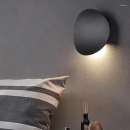 Lâmpada de parede quarto alumínio moderno novidade interior luz luxo banheiro applique murale decorações para casa